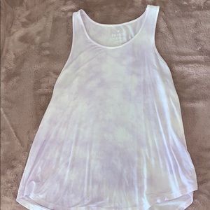 Small Purple/White American Eagle Tank Top